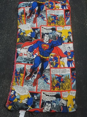 Rare Vintage 1975 SUPERMAN DC COMICS ACTION COMIC COMICS SLEEPING BAG