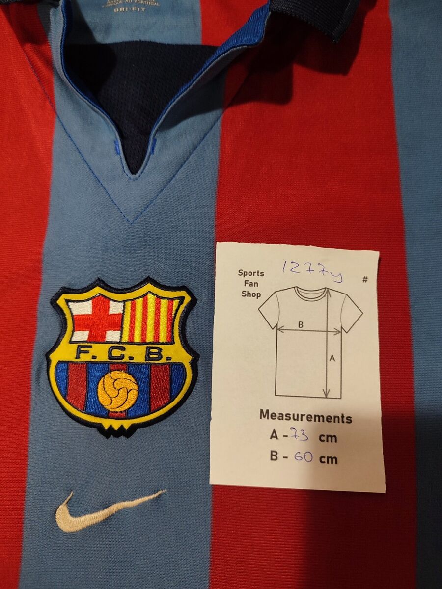 FC Barcelona 2001 2002 home Sz XL Nike shirt jersey soccer FC Barcelona 2001 2002 home Sz XL Nike shirt jersey soccer