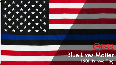 PolepalUSA 3x5 Blue Lives Matter Flag – USA America Law Enforcement Support-580588