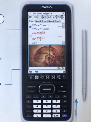 CALCULADORA GRAFICA CASIO- II FX-CP400- ENVÍO CERTIFICADO URGENTE