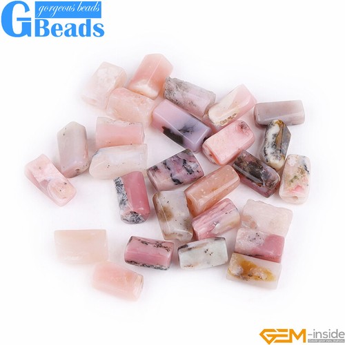 Natural Assorted Gemstone Faceted Tube Column Beads for Jewelry Making 8x12mm - Picture 51 of 192