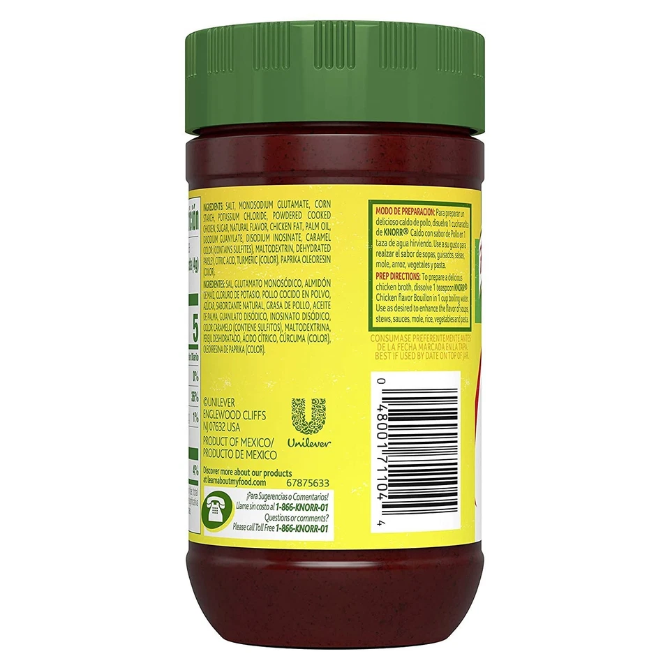 Caldo granulado Knorr, pollo, 7,9 onzas (paquete de 1) Foto 2 de 4
