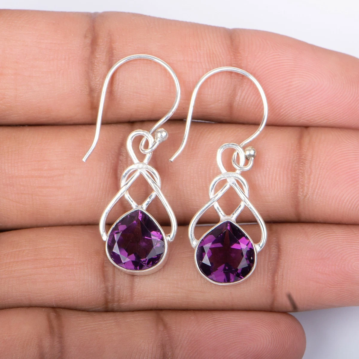African amethyst best sale earrings