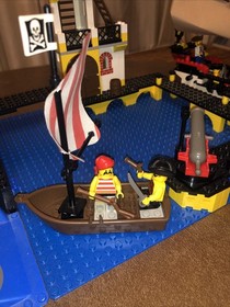 Vintage LEGO Pirates: Imperial Trading Post (6277) Mostly Complete