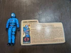 Cobra Commander V1.5 G.I. Joe 1983 Hasbro Vintage Action Figure file card