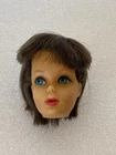 Vintage BARBIE Doll HAIR FAIR Brunette - HEAD Replacement Only Mattel 1966 Japan