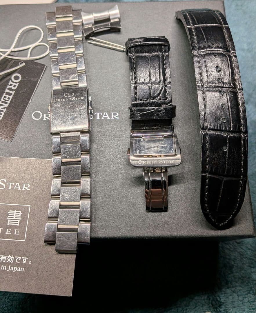 Orient Star Automatic Watch Blue Skeleton - image 3