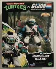 TEENAGE MUTANT NINJA TURTLES x G.I. JOE STORM SHADOW x SLASH 5 ACTION FIGURE