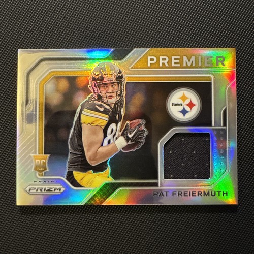 2021 Panini Prizm Football Pat Freiermuth Rookie Premier Jersey Silver RC #PJ-22
