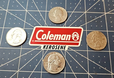 #ad Coleman Lantern Sticker quot;KEROSENEquot; Edition. Collectible Sticker $3.09