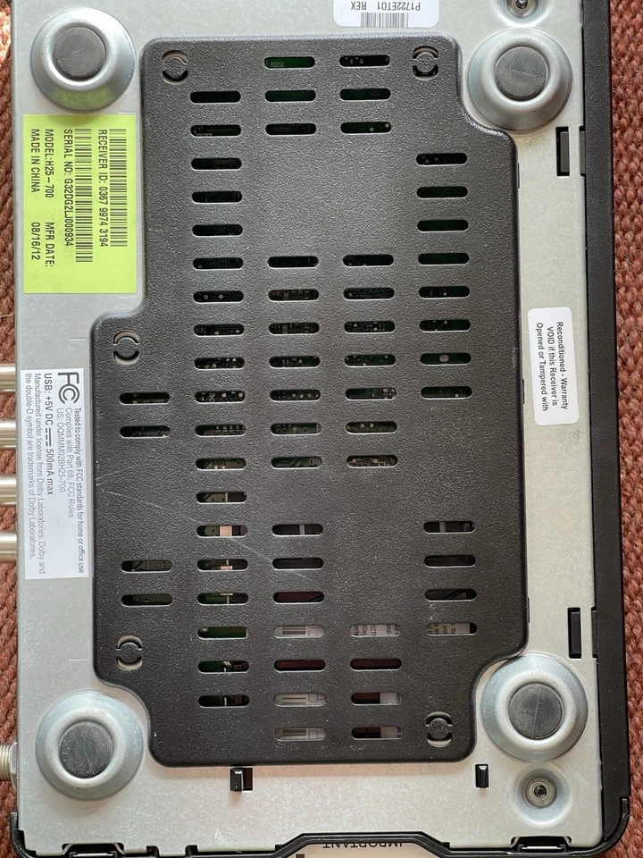 DirecTV H25-700 HD In-Home TV Receiver Set with Remote and Power Cord - Image 4 of 4