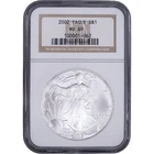 2002 $1 American Silver Eagle ~ NGC MS69