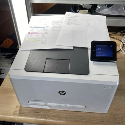 HP Color LaserJet Pro M252dw Printer White 31,668 Page Count Low BLK Toner