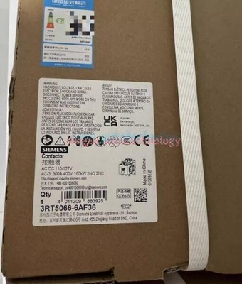 1PC NEW Siemens Contactor 3RT5066-6AF36