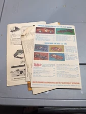 Eldon International 500 1/32 Scale Road Race Set 1960s Paperwork Ads Manuals