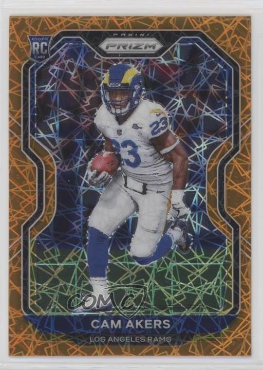 2020 Panini Prizm Rookie Lazer Prizm Cam Akers #376 2l4