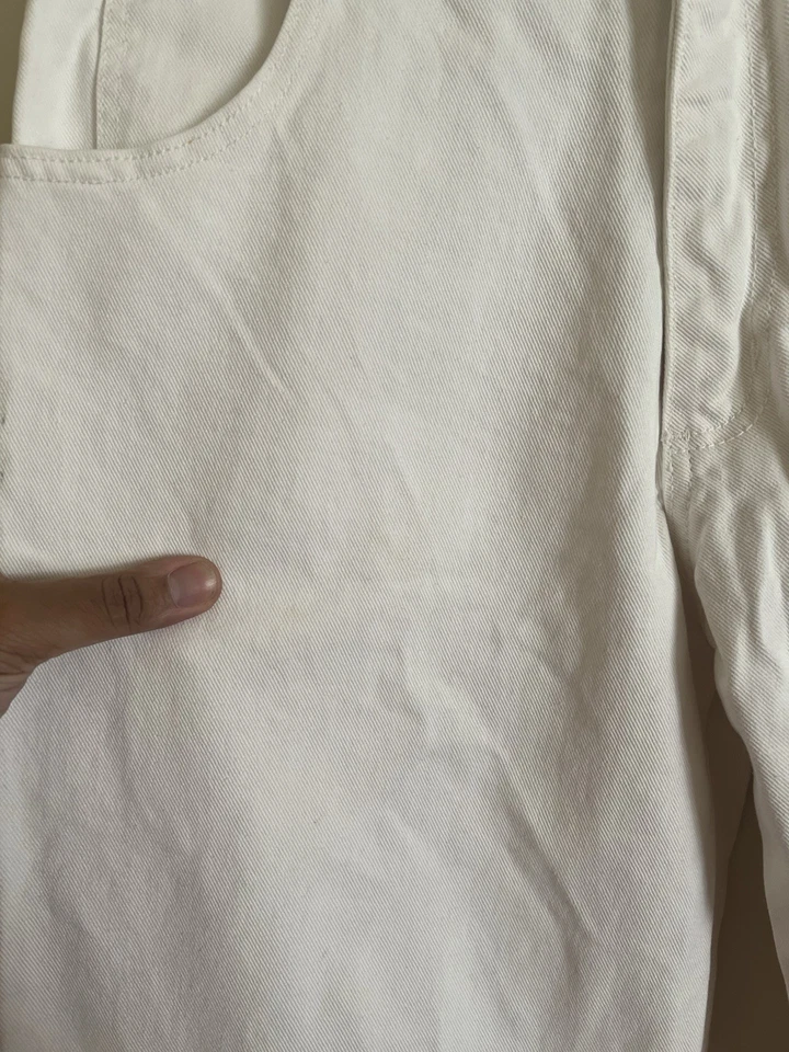 Jeans holgados de pierna ancha vintage años 90 Y2K Solo Semore 34 ajuste 31x31 * DEFECTOS* Foto 4 de 4