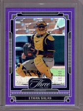 ETHAN SALAS 2025 Panini Three & Two #8 Full Count Parallel #08/32