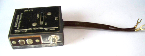 Scatola interruttore computer TV vintage Atari CA010112 RF coassiale - Foto 2 di 3
