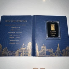  Gold Bar 1/200 Th oz Landmarks of the World Collection lowest price on eBay