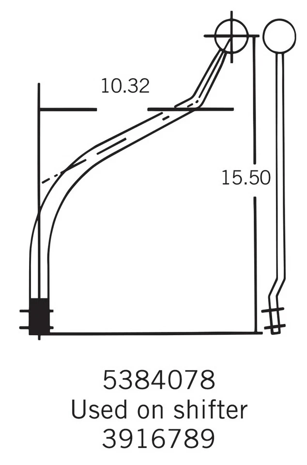 Palanca de cambios Hurst 3916789 Competition/Plus 4 velocidades Foto 3 de 3