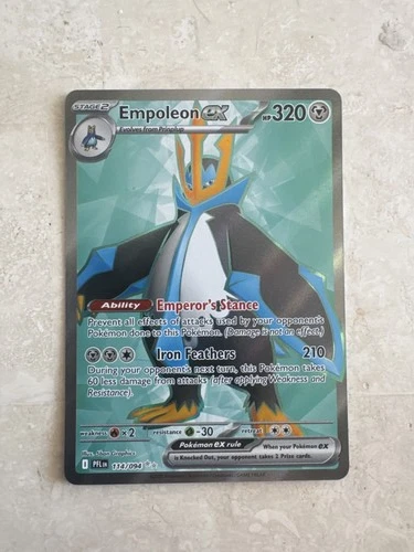 Pokemon Empoleon ex Ultra Rare 114 Phantasmal Flames NM