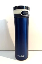 Contigo Monaco Glacier Blue Insulated Water Bottle W/ Flip Top Lid 20 fl. oz