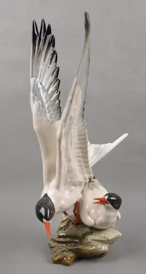 Große Hutschenreuther Porzellanfigur „Möwenpaar“ – Professor G. Granget - Bild 1 von 4