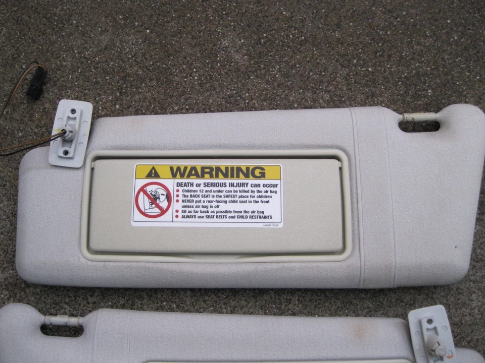 94-00 Mercedes-Benz W202 C Class Left + Right Sunvisor Sun Visor Pair Gray Foto 2 de 4