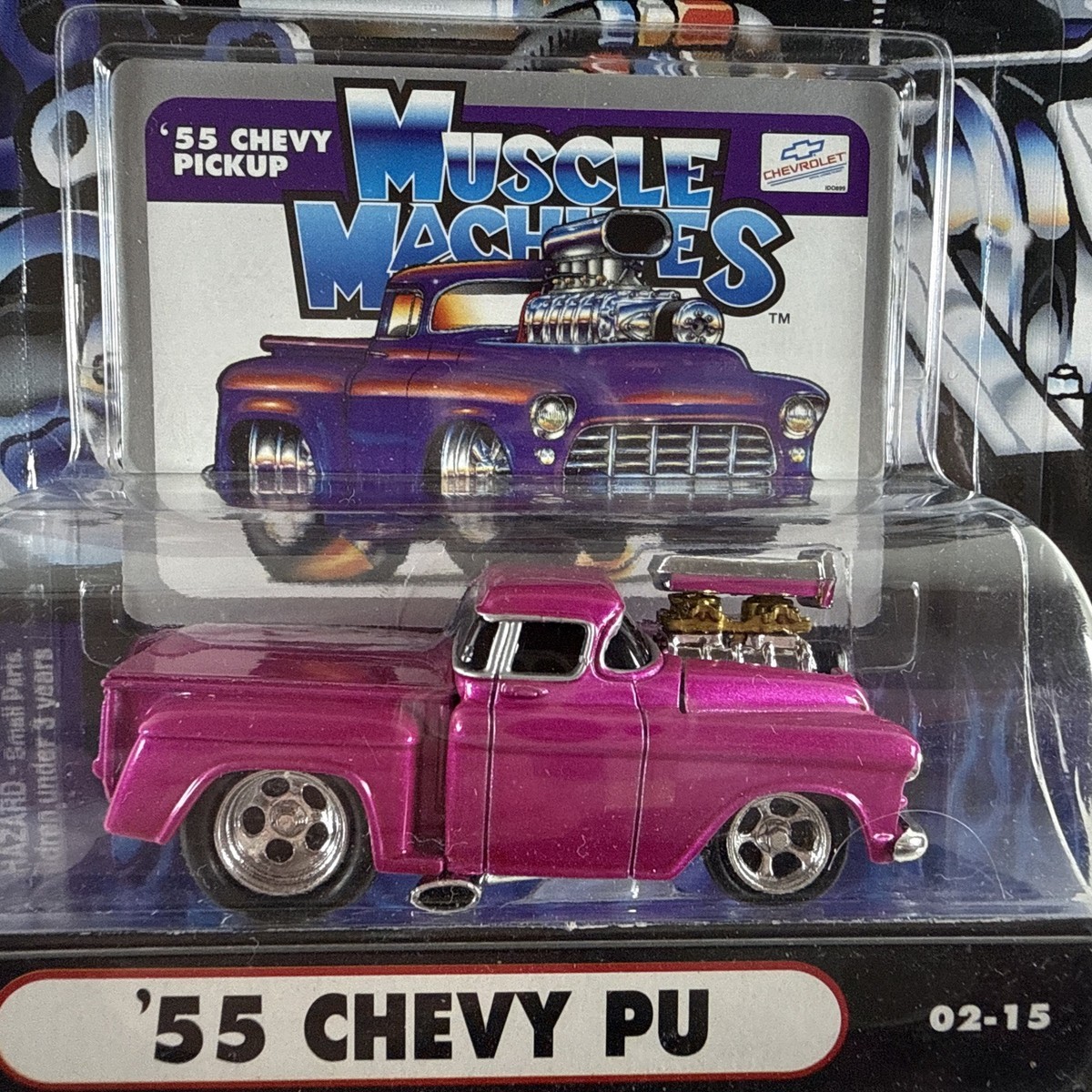 Muscle Machines 55 Chevy Pickup Metallic PINK # 02-15 H35 | eBay
