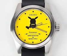 Seiko Pokemon SCXP175 Pikachu Collaboration Watch Stainless Case 35mm