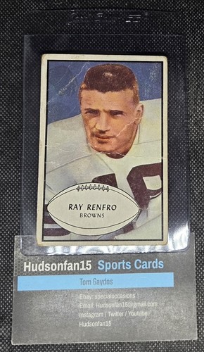 Ray Renfro #62 card