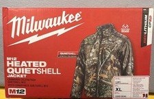 OpenBox Milwaukee M12 Heated QuietShell Camo Polyester Jacket Men's XL 222C-21XL