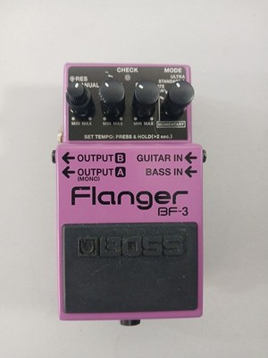 Boss BF-3 Digital Flanger Pedal  Electric / Bass Guitar - Tested 