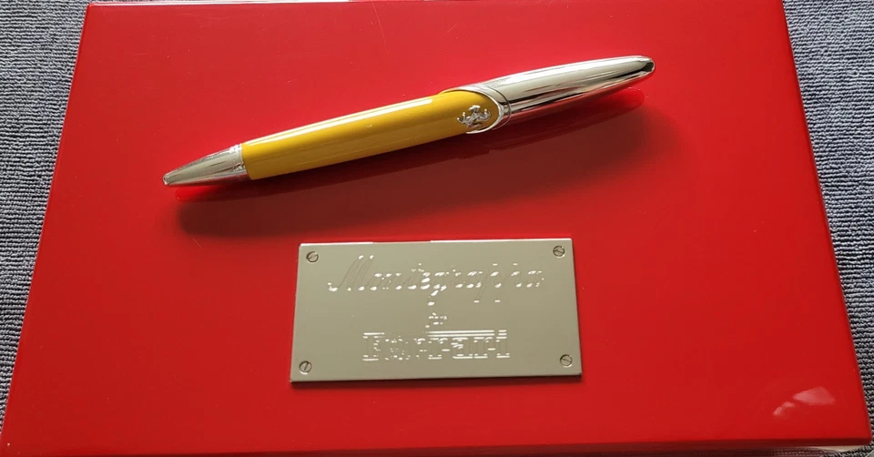 Montegrappa for Ferrari Limited Edition Füllfederhalter in "Modena Gelb" mit Box - Bild 3 von 4