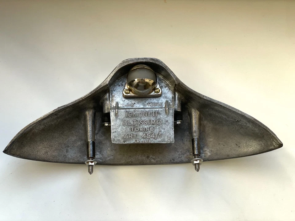 Luce targa Alluminio Altissimo Fiat 500 N D G F L R - Image 4 of 4