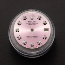 Rolex 31Mm Individueller Pink Diamant Zifferb...
