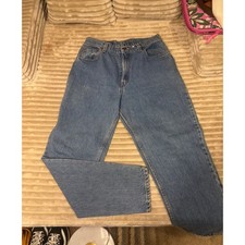 Vintage Levi's 550 Women's Jeans Medium Wash Relaxed Fit Size 12 M Made in USA