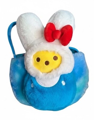 Hello Kitty x Peeps Easter Bunny Plush Basket Blue 12  Sanrio New