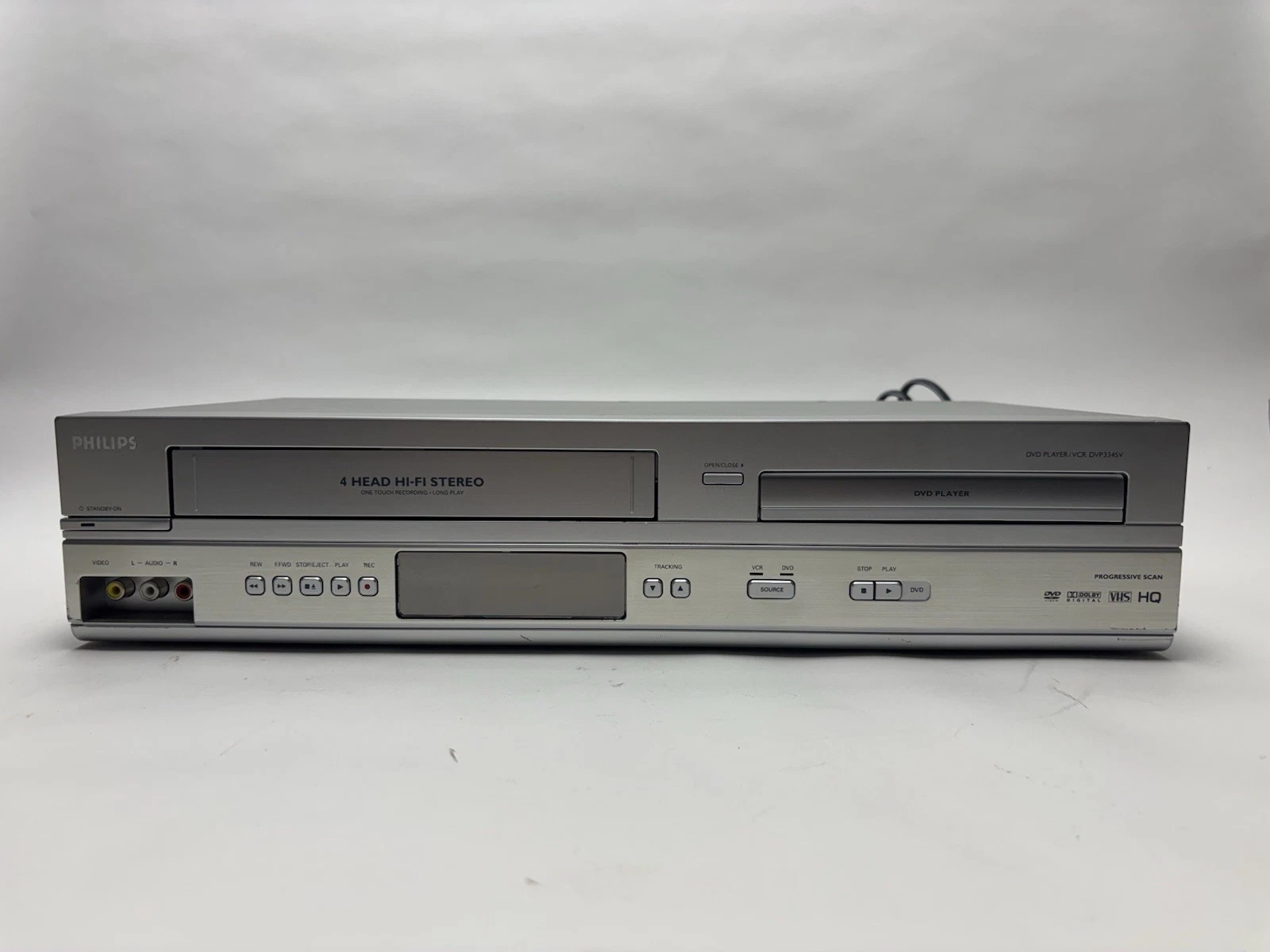 Phillips DVD-VCR Player DVP3340V DVD VCR VHS Combo - Tested & Working No Remote