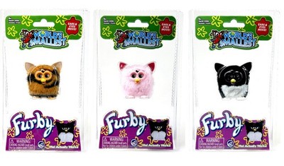 World's Smallest FURBY Set of 3 Figures # 5305 NEW