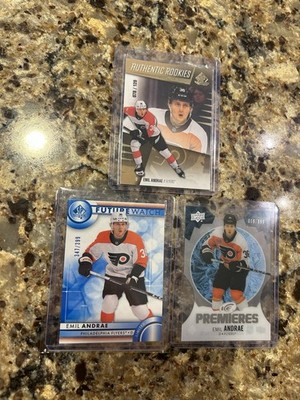 2023/24 Upper Deck SPGU Ice SP Emil Andrae /120 /999 Flyers Rookie RC