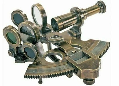 ANTIKE REPRODUKTION Authentische Modelle Taschensextant Gebraucht Antike Entd...