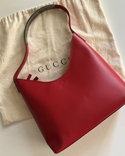 Vintage Gucci by Tom Ford Leather Shoulder Bag 1997