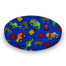 SheetWorld Fitted Oval Sheet 23x29 Fits Stokke Mini, Cotton Flannel Transport