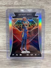 2019-2020 Panini Prizm Basketball Silver Anthony Davis No. 7 Far Out