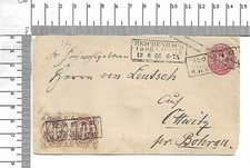 1866 Preussen U26A zwei Zuschlagsmarken Distanz gepr BPP KS Reichenbach L; 61867