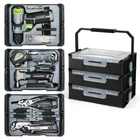 WORKPRO 43PC Cordless Lithium-ion Drill Driver and Toolbox 2.0Ah Power Drill Set