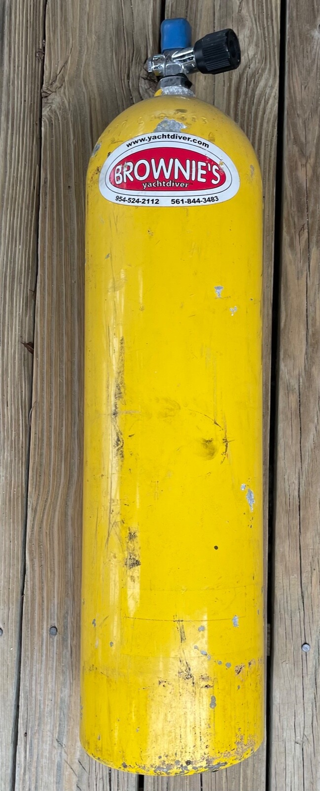 ALUMINUM 80 SCUBA TANK IN GOOD USED CONDITION BROWNIE THIRD LUNG eBay