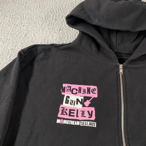 MGK Machine Gun Kelly Mainstream Sellout Tour 2022 Hoodie Sweatshirt Full Zip XL - Picture 8 of 13